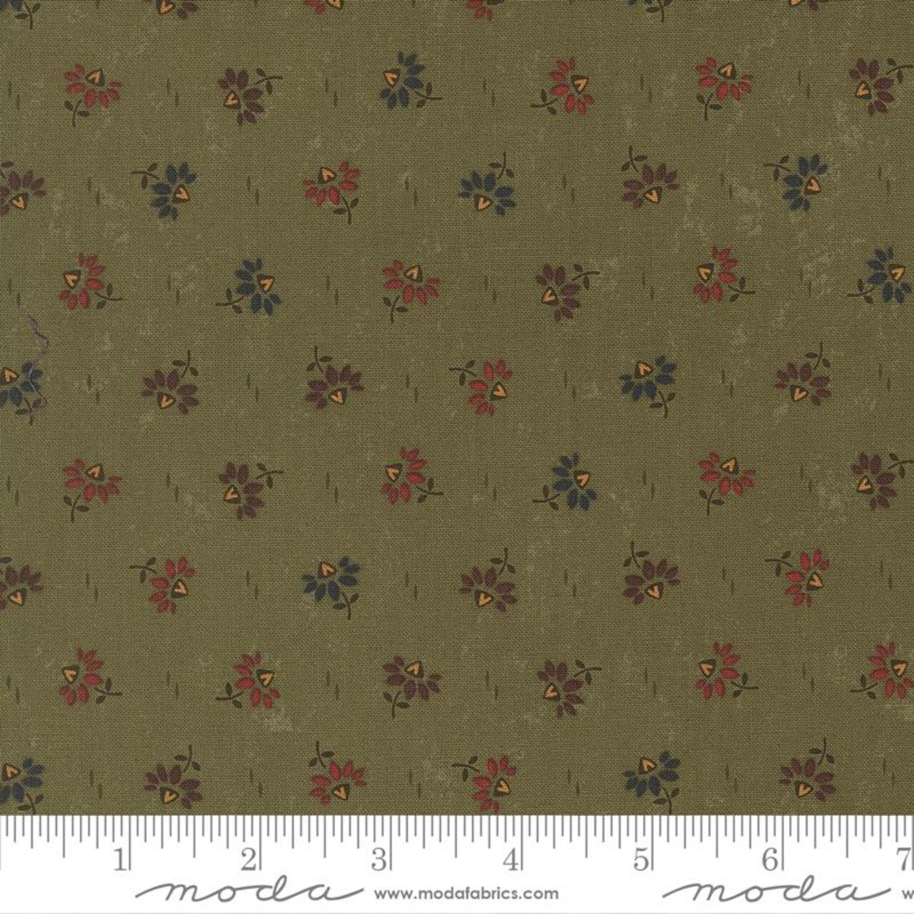 Fabric Moda Pine Coneflowers Wheatland by the Quarter Yard 9793-15